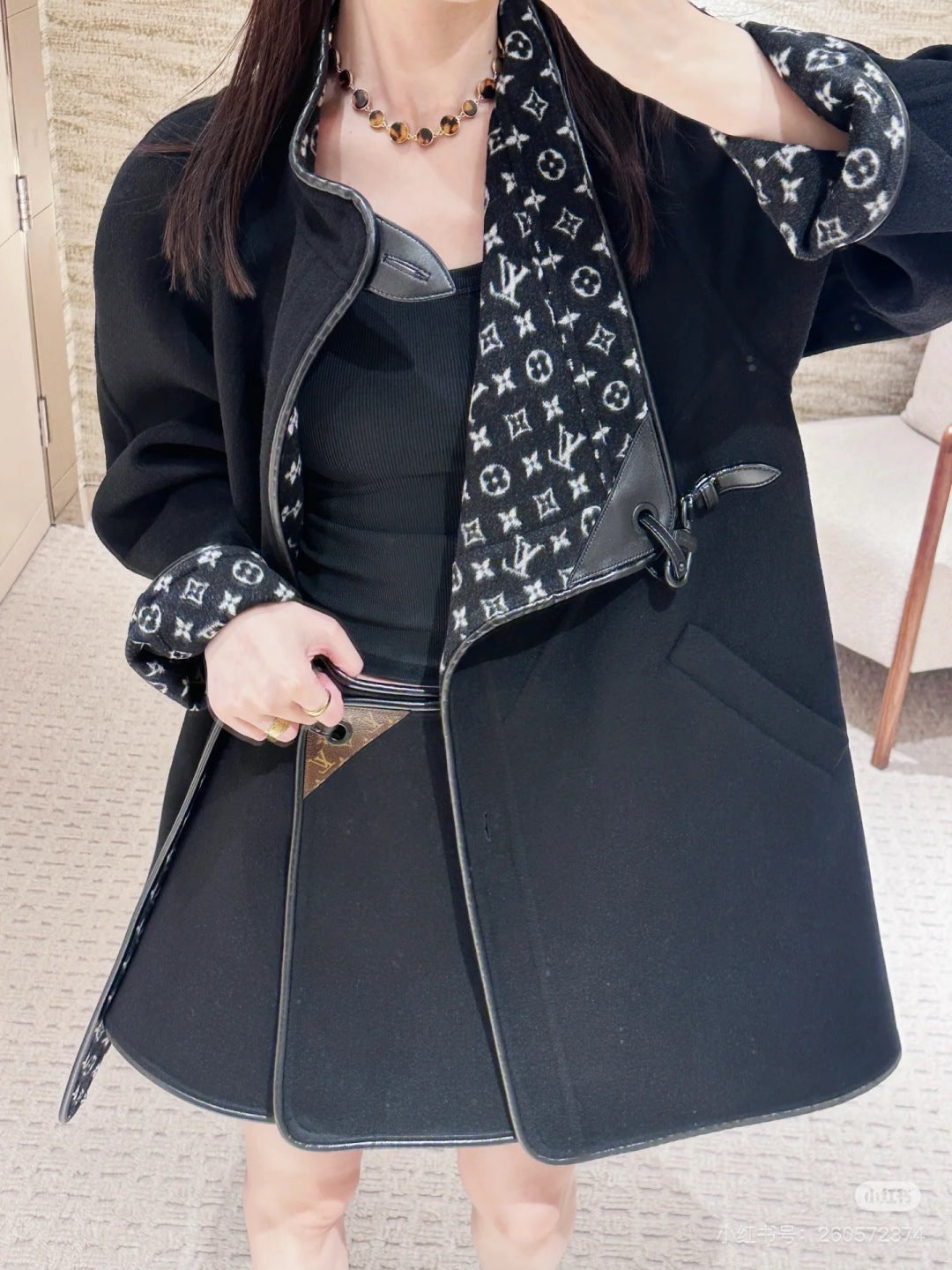 Louis 25fw reversible skirt