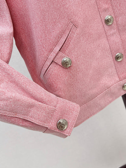 Chan 25fw leather jacket