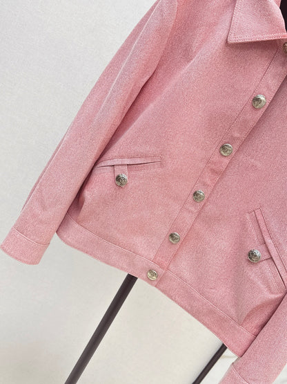Chan 25fw leather jacket