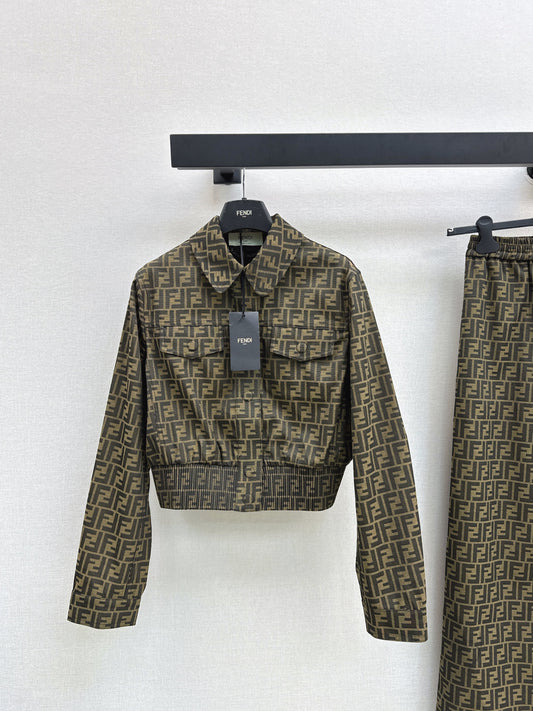 Fend 25fw jacquard jacket