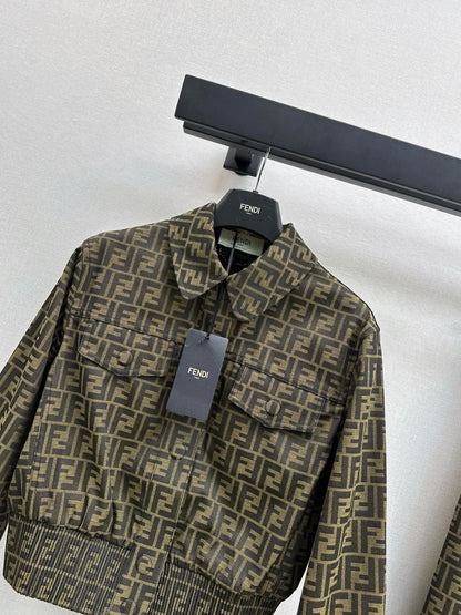 Fend 25fw jacquard jacket