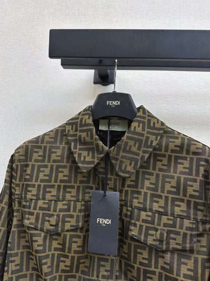 Fend 25fw jacquard jacket