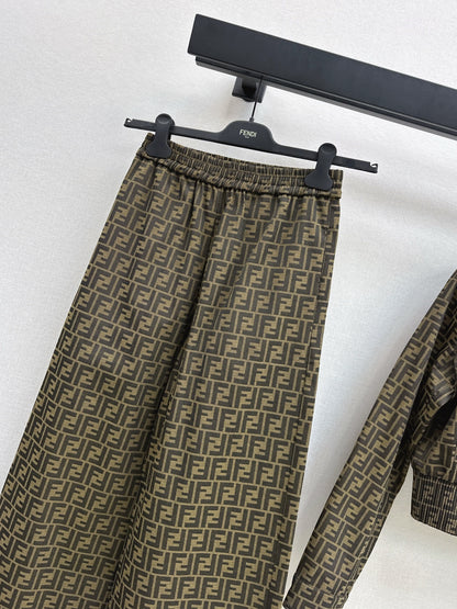 Fend 25fw jacquard pants