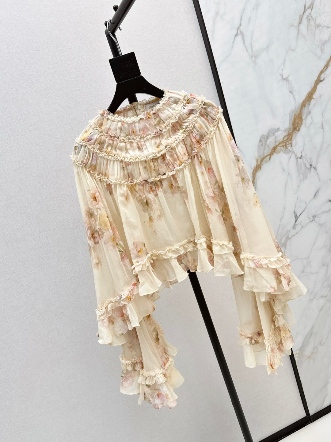 Zimm 25fw ruffle shirt