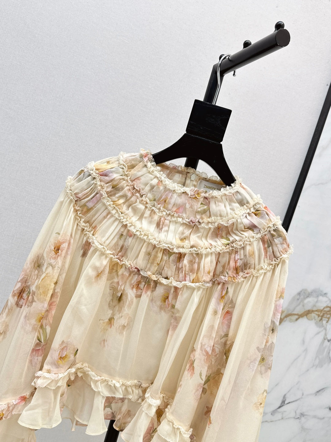 Zimm 25fw ruffle shirt