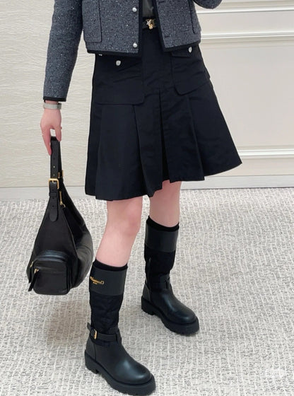 CD 25fw pleated skirt