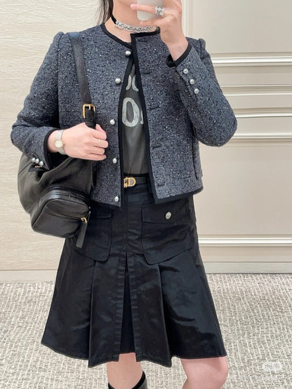 CD 25fw pleated skirt