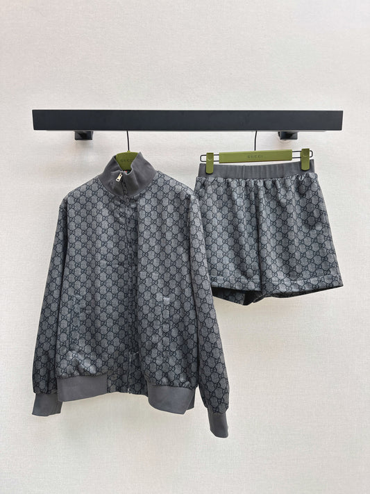 Guc 25fw jacquard tracksuit