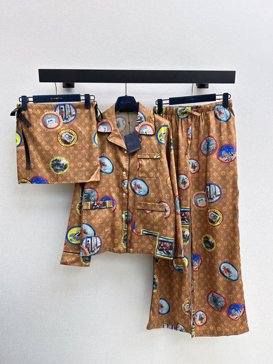 Louis 25fw printed suit