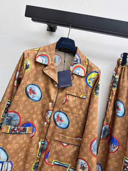 Louis 25fw printed suit