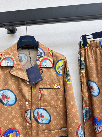Louis 25fw printed suit