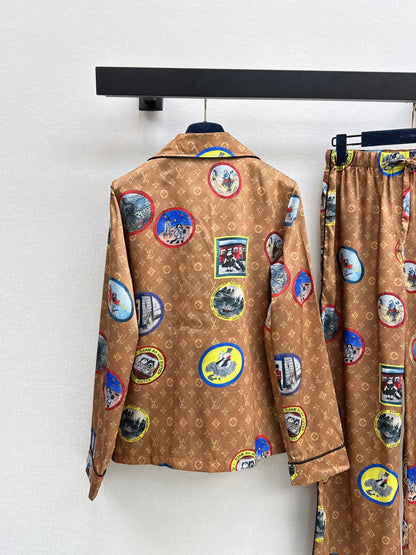 Louis 25fw printed suit