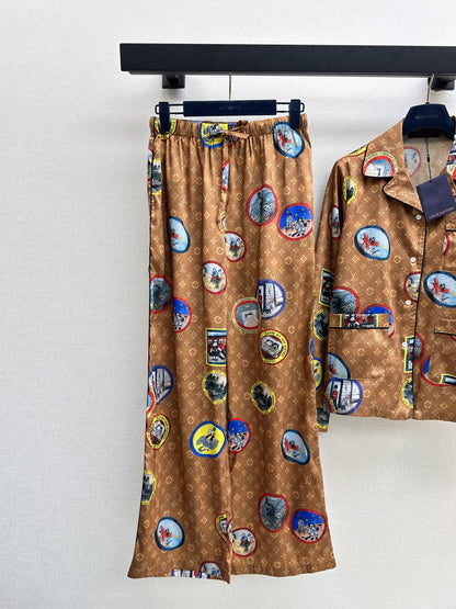 Louis 25fw printed suit