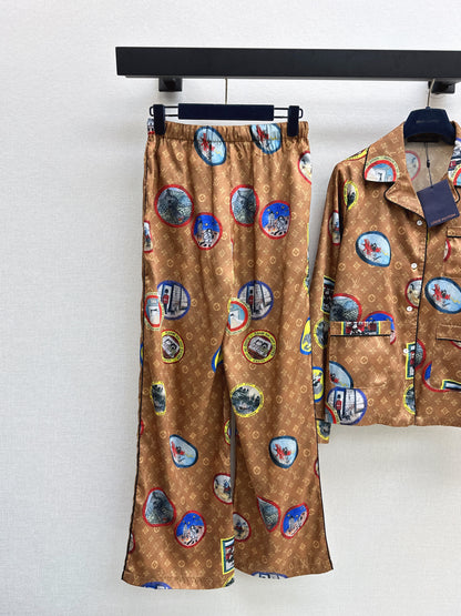 Louis 25fw printed suit