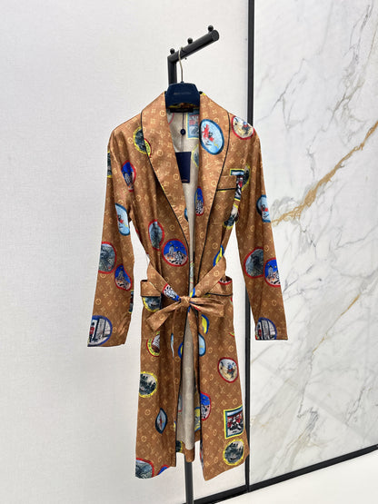 Louis 25fw printed coat