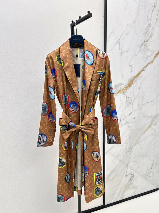 Louis 25fw printed coat