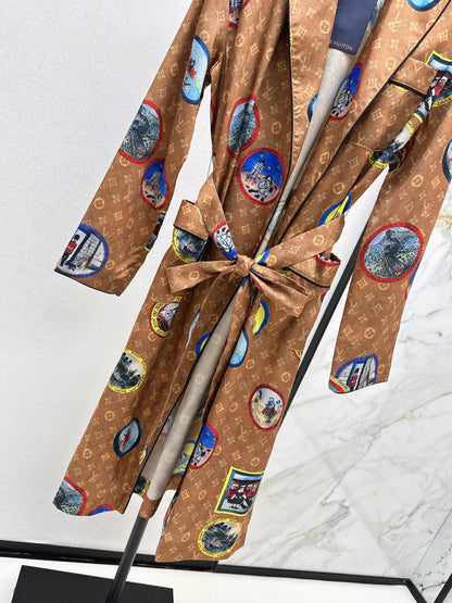 Louis 25fw printed coat