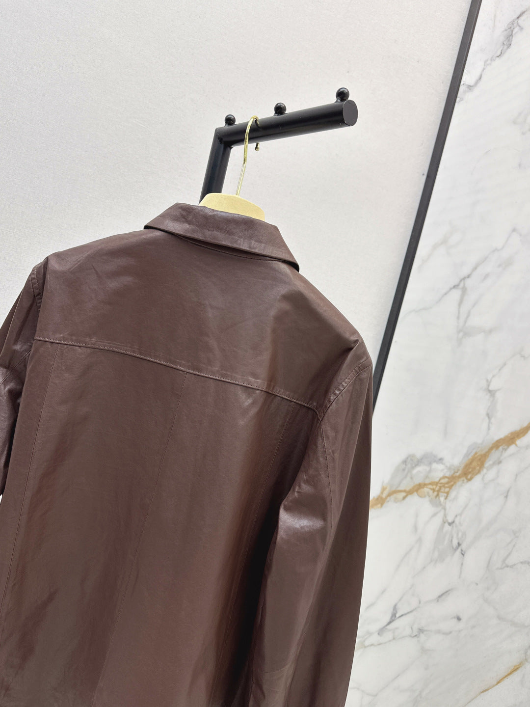 Miu 25fw leather jacket