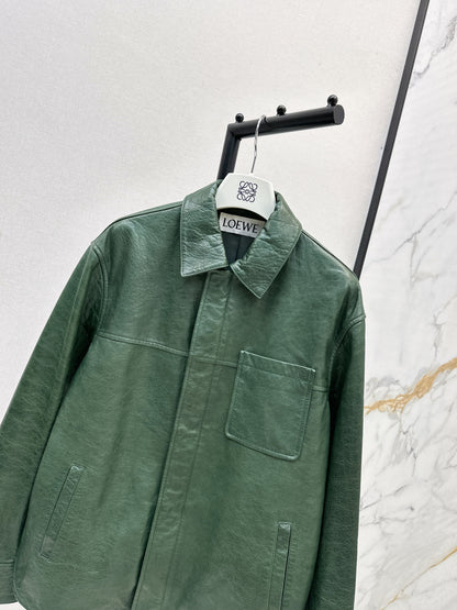 Loe 25fw leather jacket