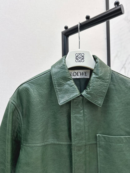 Loe 25fw leather jacket