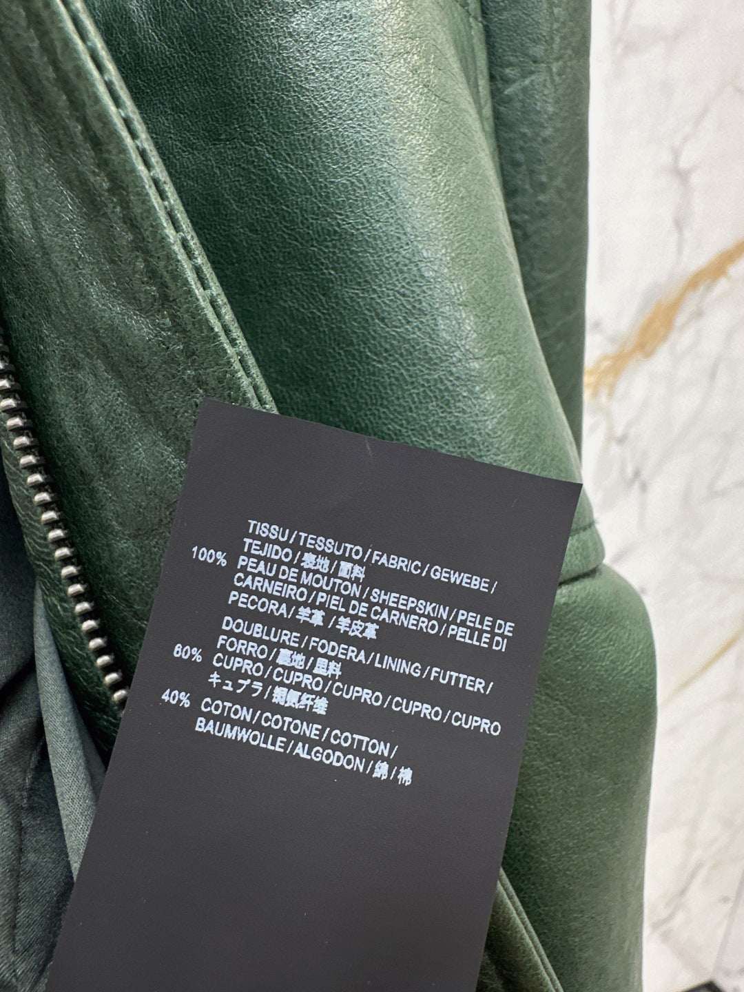 Loe 25fw leather jacket
