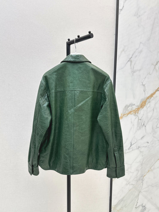Loe 25fw leather jacket