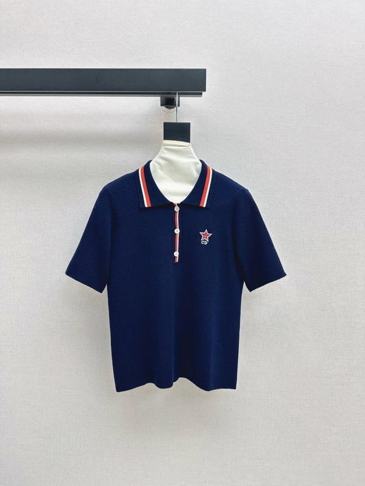 CD 25fw knitted polo