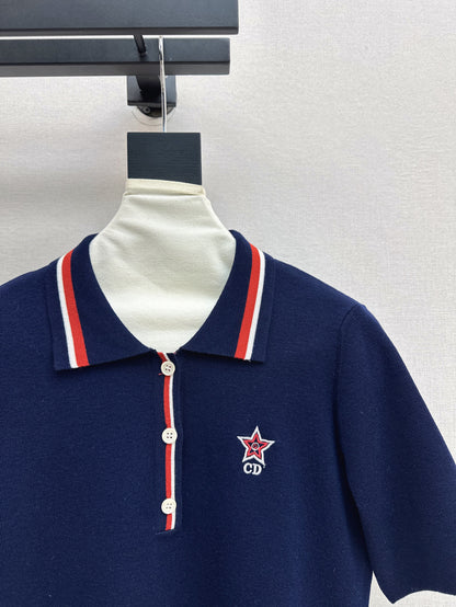 CD 25fw knitted polo