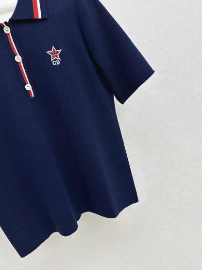 CD 25fw knitted polo