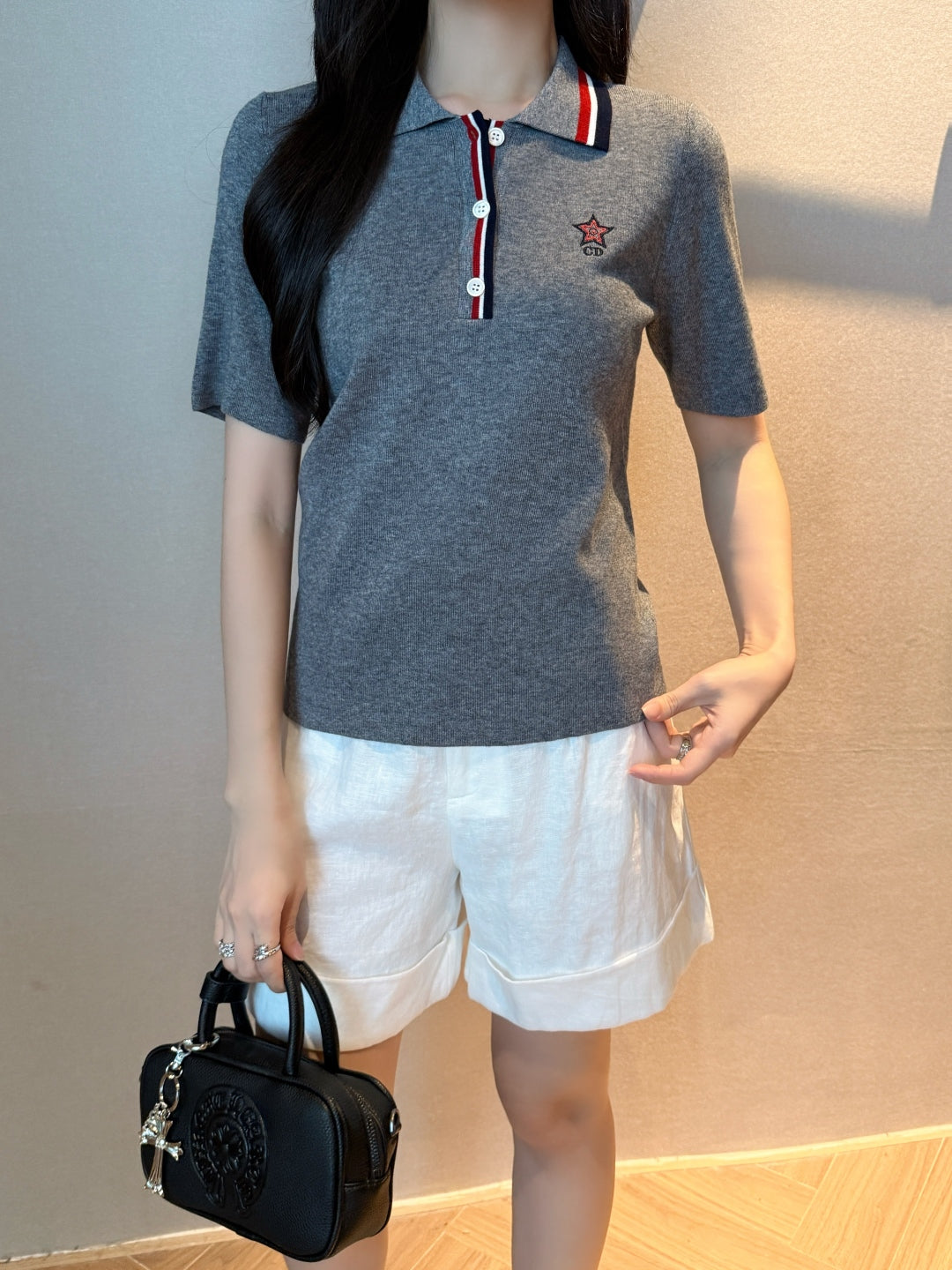 CD 25fw knitted polo