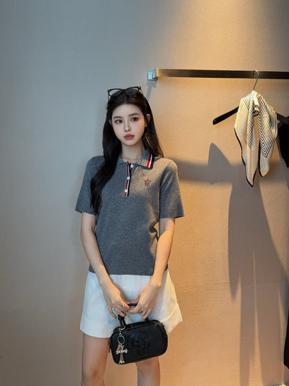 CD 25fw knitted polo