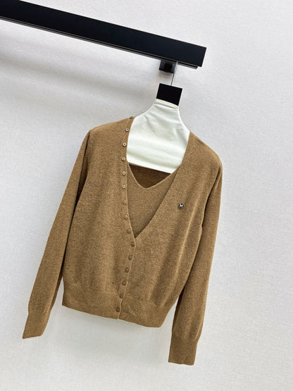 Herm 25fw knitted cardigan