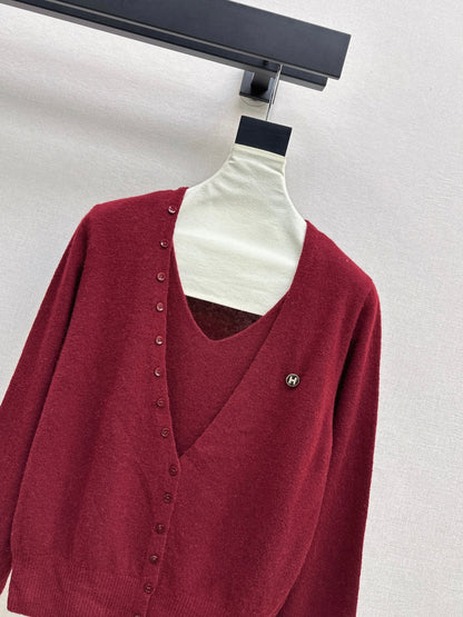 Herm 25fw knitted cardigan