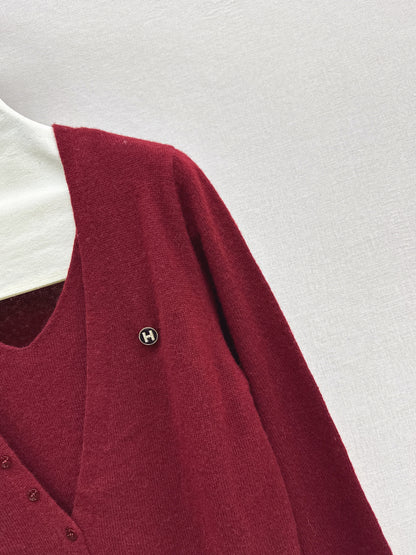 Herm 25fw knitted cardigan