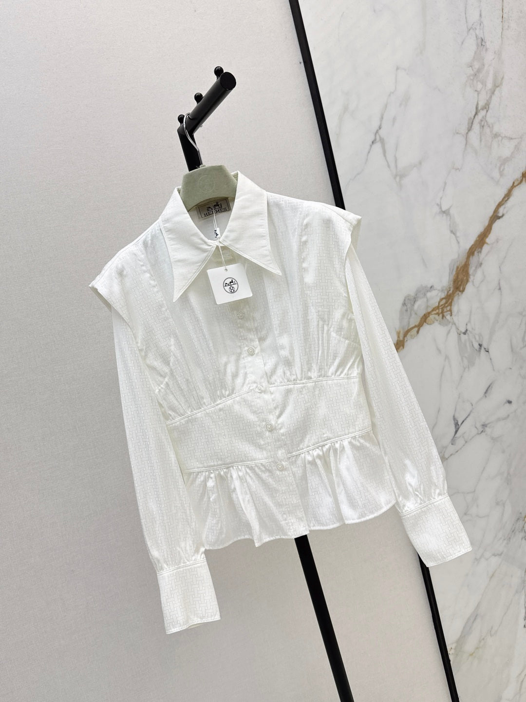 Herm 25fw jacquard shirt