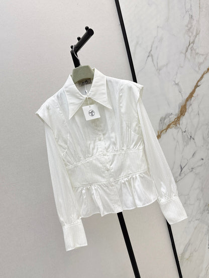 Herm 25fw jacquard shirt