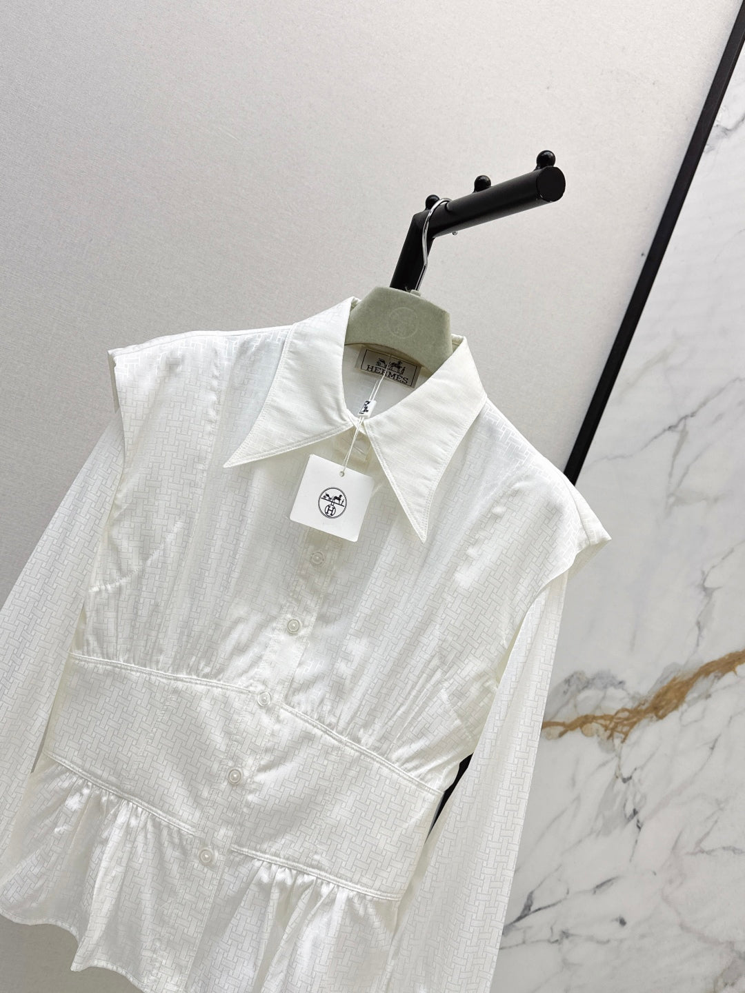 Herm 25fw jacquard shirt