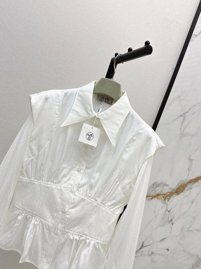 Herm 25fw jacquard shirt