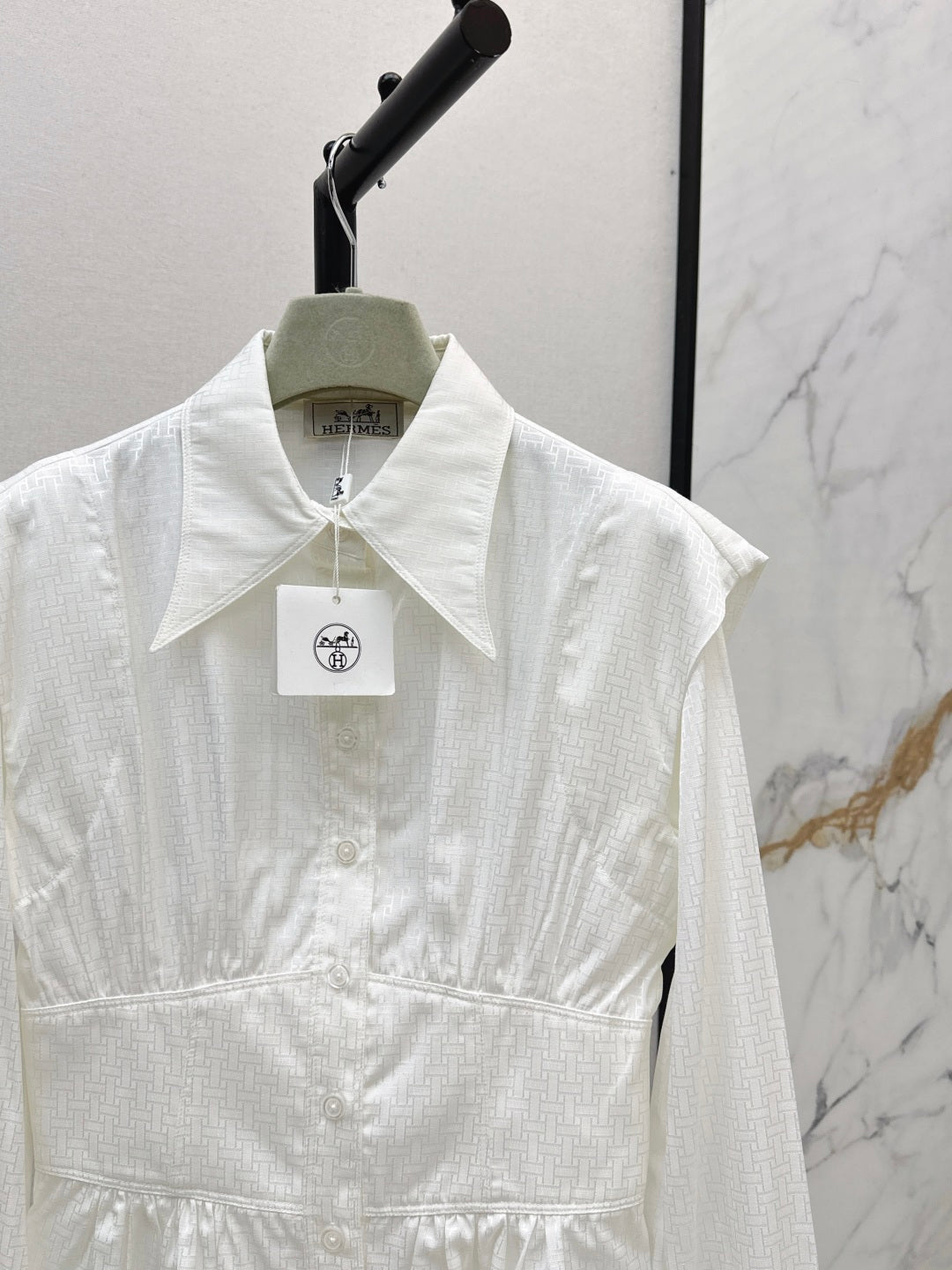 Herm 25fw jacquard shirt