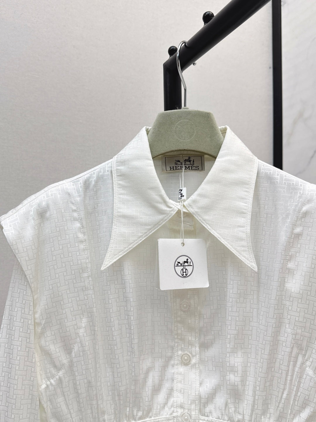Herm 25fw jacquard shirt