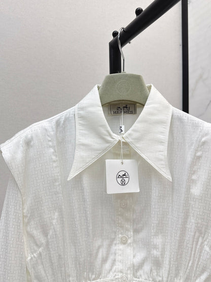 Herm 25fw jacquard shirt