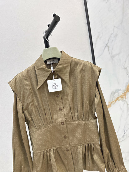 Herm 25fw jacquard shirt