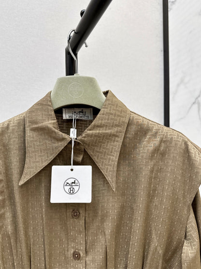 Herm 25fw jacquard shirt