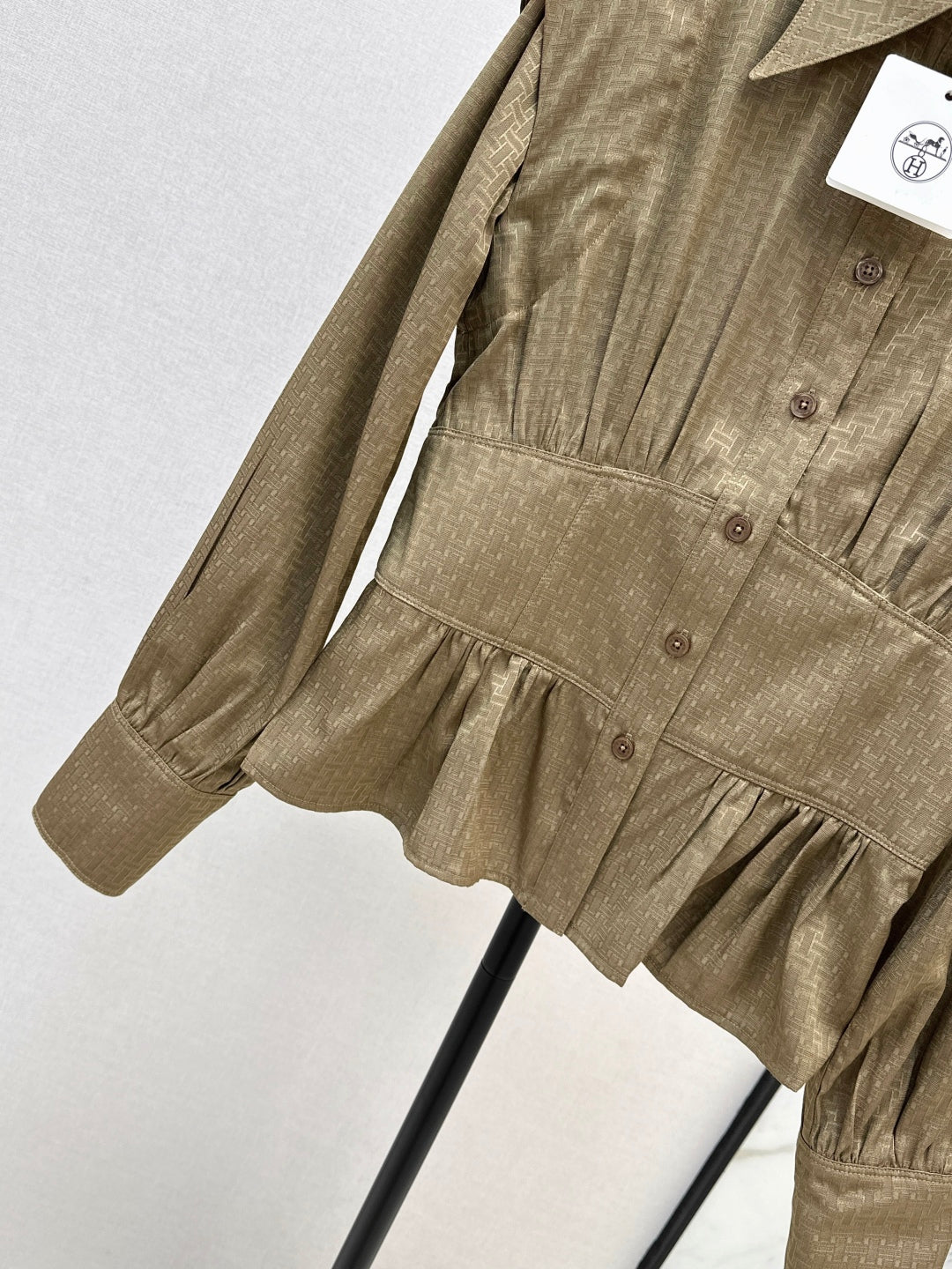 Herm 25fw jacquard shirt