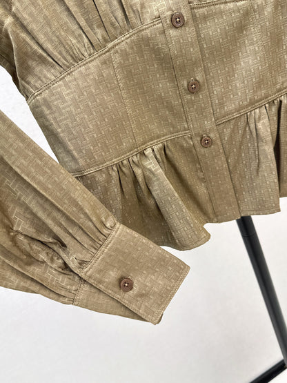 Herm 25fw jacquard shirt