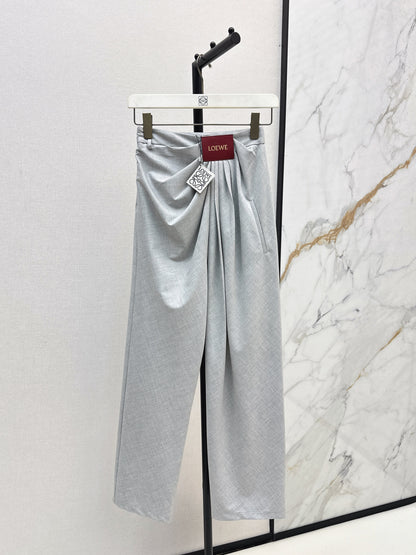 Loe 25fw pleated pants