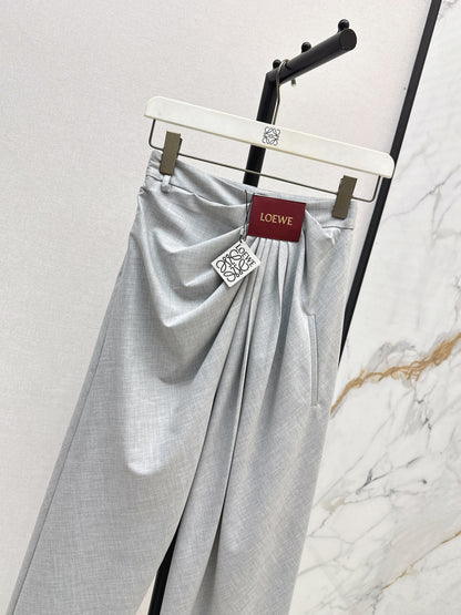 Loe 25fw pleated pants