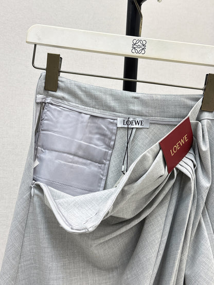 Loe 25fw pleated pants