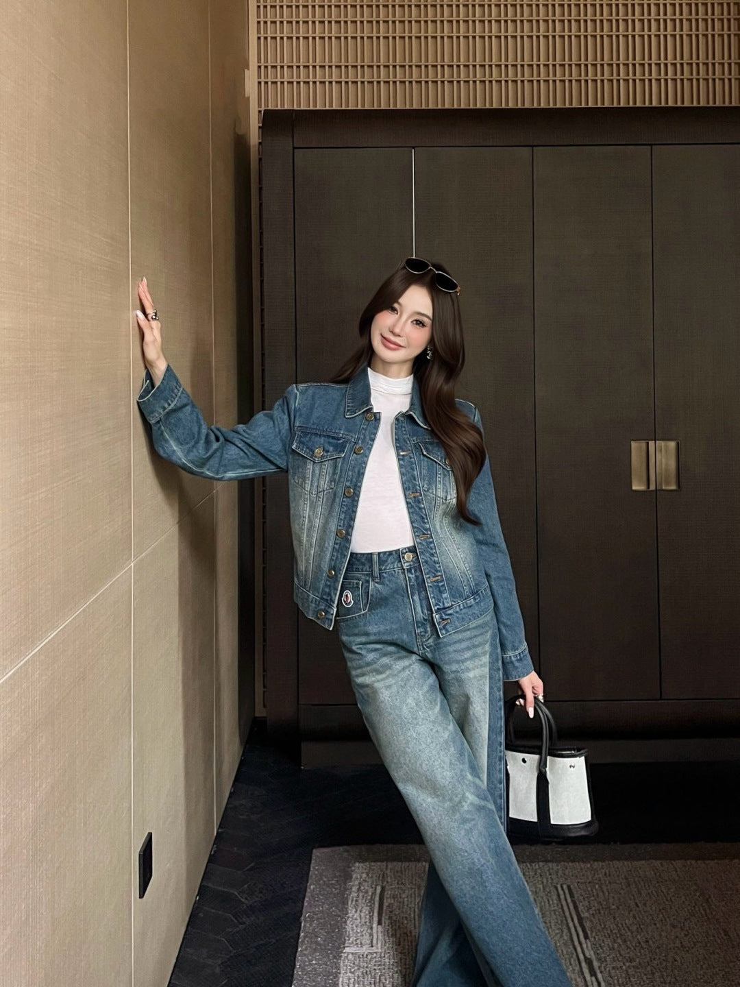 Monc 25fw denim jacket