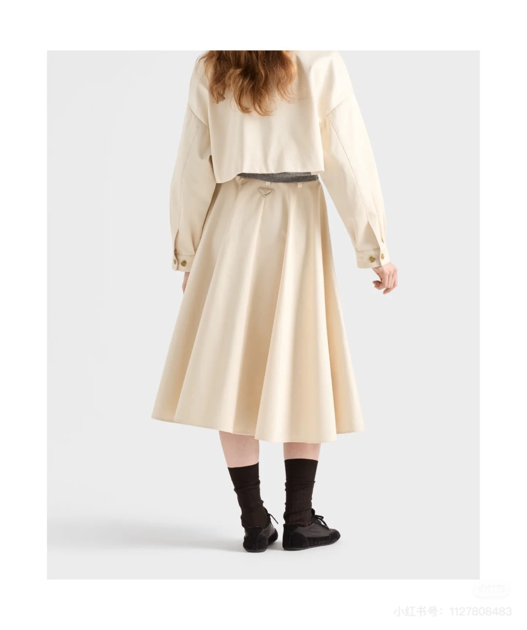 Pra 25fw pleated skirt